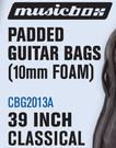 Musicbox 39" Classical Padded Guitar Bags 10mm Foam CBG2013A