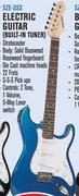 Sanchez Electric Guitar(Built-In Tuner) SZE-SSS