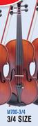 Sanchez Handmade Violins With Bow & Case 3/4 Size M700-3/4-Each