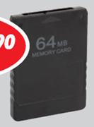 PS2 64MB Compatible Memory Card FT64P2