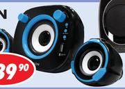 Jebson 2.1 Channel Multimedia System With Subwoofer & 2 Speakers J2108USB