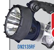 Dixon Rechargeable 1W LED Spotlight With 24 LED Side Lantern DN2135RF