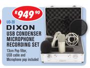 Dixon USB Condenser Microphone Recording Set UD-20