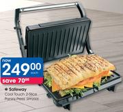 Safeway Cool Touch 2 Slice Panini Press SPP200S