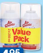 Air Scents Auto Refil Banded Pack-2x250ml Per Offer