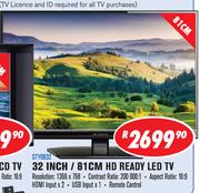 Dixon 32" HD Ready LED TV STY0632