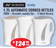 Dixon 1.7L Automatic Corded Kettles SLD206A