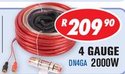 Dixon Amplifier Installation Kits 4 Gauge 2000W D6N4GA