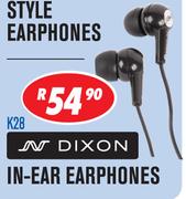 Dixon In-Ear Earphones K28