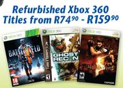 Refurbished Xbox 360 Titles Game-Each