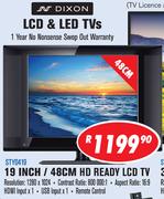 Dixon 19" HD Ready LCD TV STY0419
