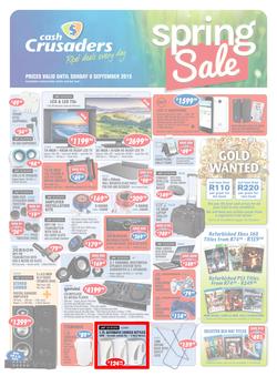 Cash Crusaders : Spring Sale (17 Aug - 6 Sep 2015), page 1