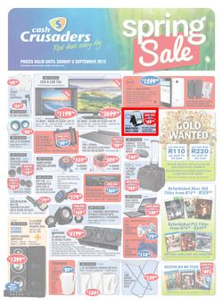 Cash Crusaders : Spring Sale (17 Aug - 6 Sep 2015), page 1