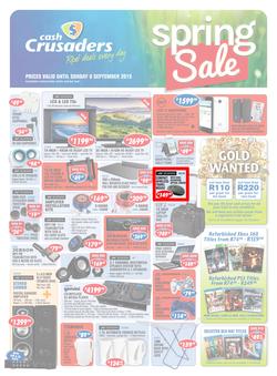 Cash Crusaders : Spring Sale (17 Aug - 6 Sep 2015), page 1
