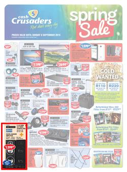Cash Crusaders : Spring Sale (17 Aug - 6 Sep 2015), page 1