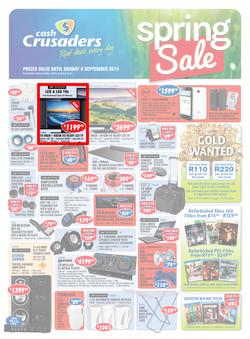 Cash Crusaders : Spring Sale (17 Aug - 6 Sep 2015), page 1