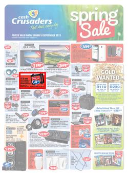 Cash Crusaders : Spring Sale (17 Aug - 6 Sep 2015), page 1