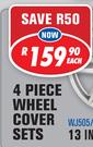 14 Inch 4 Piece Wheel Cover Sets-Each WJ505/14-Each