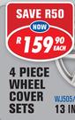 14 Inch 4 Piece Wheel Cover Sets WJ519/14-Each