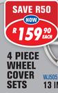 14 Inch 4 Piece Wheel Cover Sets WJ563/14-Each