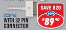 USB Car Charger with 32 Pin Connector CC28IPA3