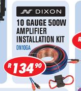 Dixon 10 Gauge 500W Amplifier Installation Kit DN10GA