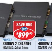 Dixon 3600W 2 Channel Amplifier PYU200.2