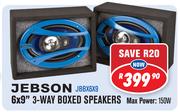 Jebson 6x9" 3-Way Boxed Speakers JBBX6X9