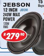 Jebson 12 Inch 240W Max Power Subwoofer JB1241