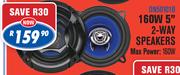 160W 5" 2-Way Speakers DN50101B
