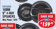 Dixon 160W 5" 4-Way Speakers DNCX504C