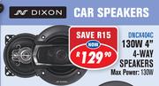 Dixon 130W 4" 4-Way Speakers DNCX404C
