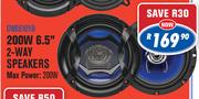 200W 6.5" 2-Way Speakers DN65101B