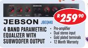 Jebson 4 Band Parametric Equalizer with Subwoofer Output JBEQ440