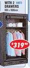Multi Function Cupboards With 2 Drawers 900x1200mm