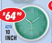 10 Inch Wall Clock A215