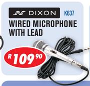 Dixon Wired Microphone With Lead K637