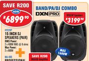 DXN Pro 15" DJ Speakers(Pair)HYQ15P