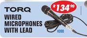 Torq Wired Microphones With Lead K990