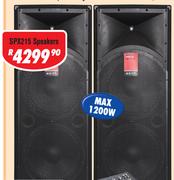 Dixon Dual 15" DJ/PA Speakers(Pair) SPX215