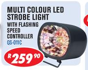 Dixon multi Colour LED Strobe Light With Flashing Speed Controller QS 011C