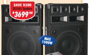 Dixon 18" DJ/PA Speakers(Pair) SDJ1801