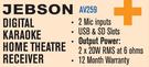 Jebson Digital Karaoke Home Theatre Receiver AV259