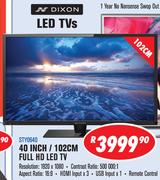 Dixon 40" FHD LED TV STY0640