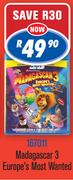 Madagascer 3 Europe's Most Wanted Blu-Ray Titles