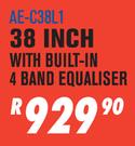 Sanchez 38" With Built-In 4 Band Equaliser AE-C38L1