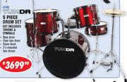 Tumda 5 Piece Drum Set Set Includes Throne & Cymbals UF400