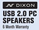 Dixon 3W RMS x 2 USB 2.0 PC Speaker S181