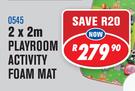 Playroom 2 x 2m Activity Foam Mat 0545