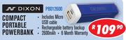 Dixon Compact Portable Powerbank PB012600